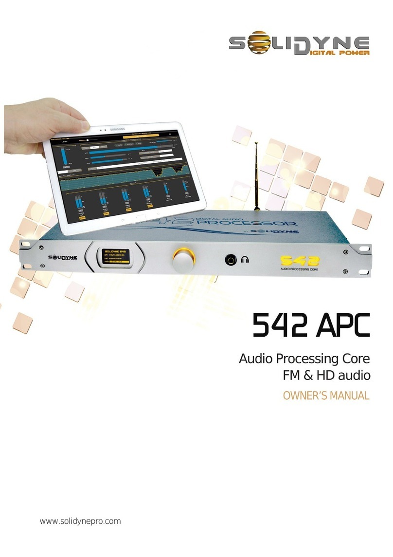 Solidyne 542 APC User manual