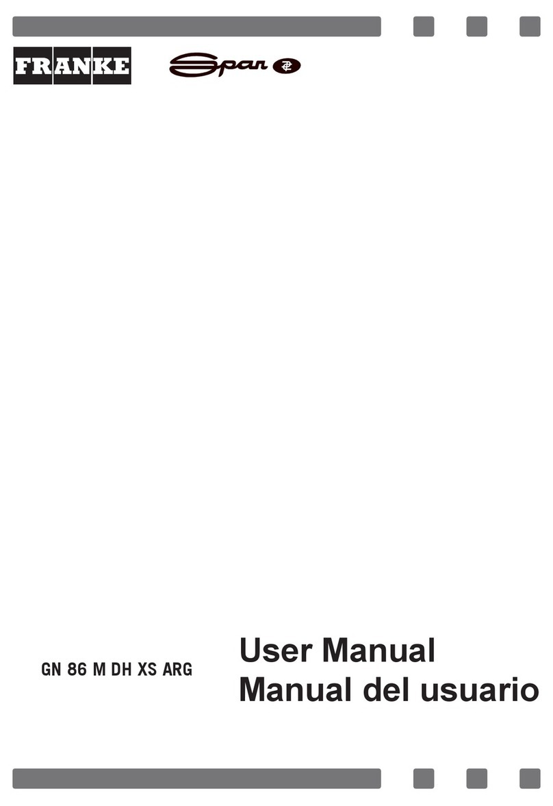 Franke GN 86 M DH XS ARG user manual