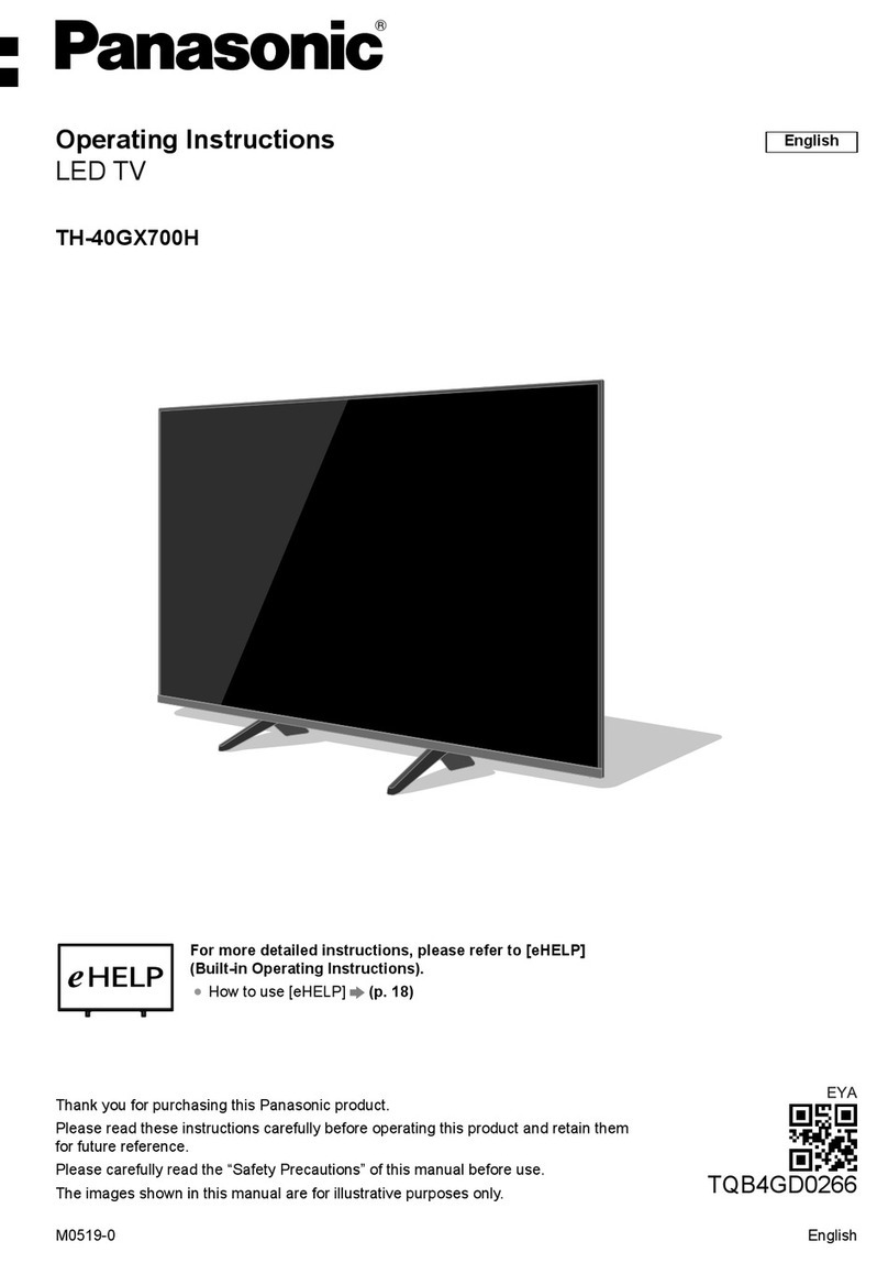 Panasonic TH-40GX700H User manual
