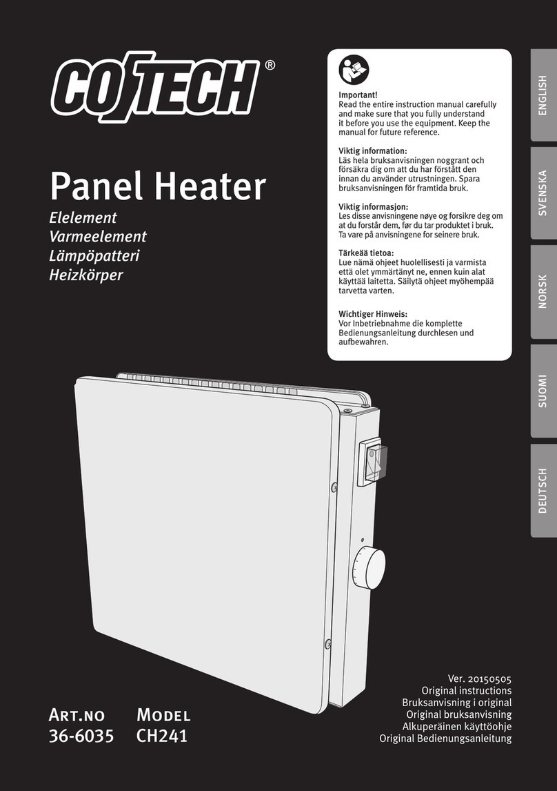 CO/Tech CH241 User manual