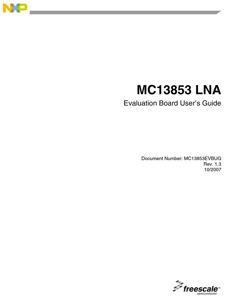 Freescale Semiconductor MC13853 LNA User manual Freescale Semiconductor MC13853 LNA User manual