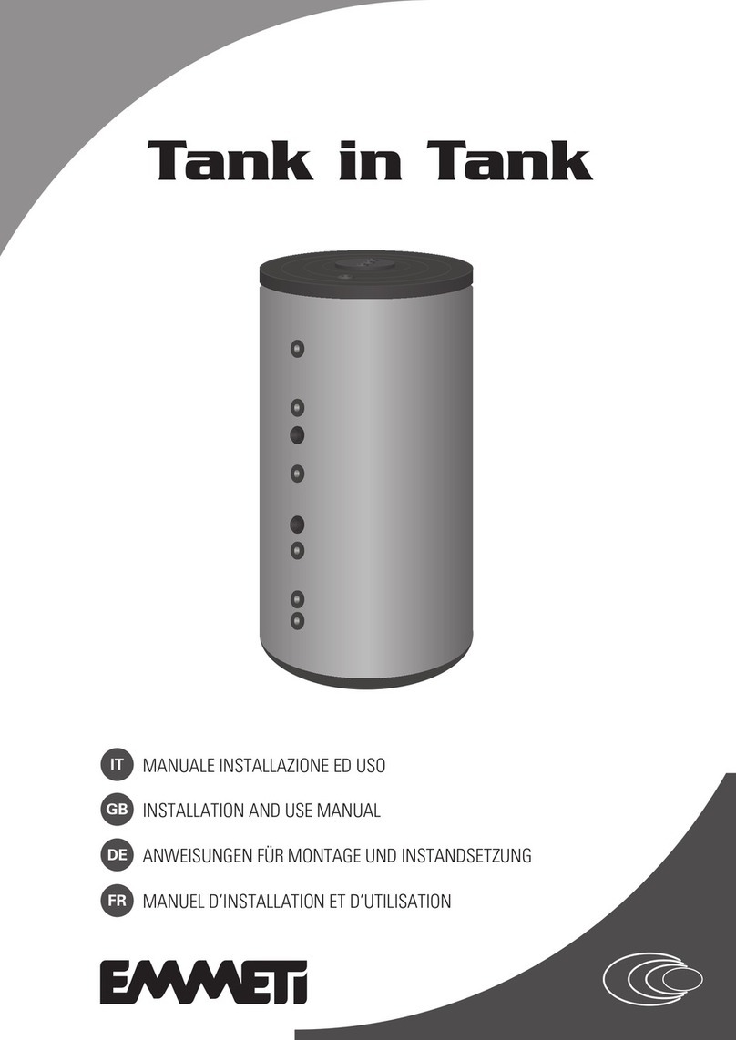 emmeti Tank in Tank Series Installation and use manual emmeti Tank in Tank Series Installation and use manual