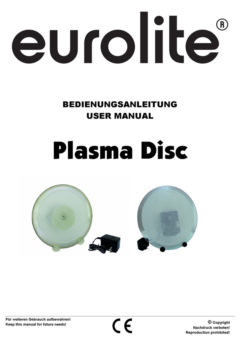 EuroLite Plasma Disc user manual
