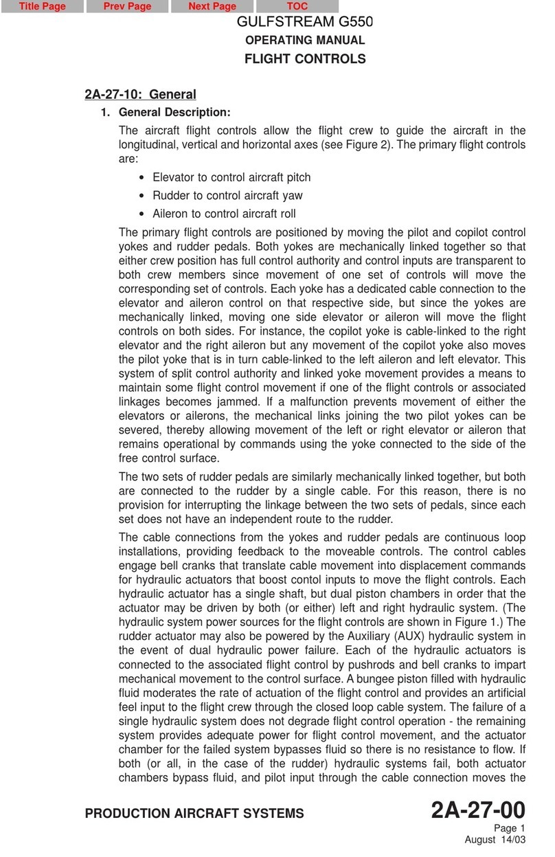 Gulfstream G550 operating manual