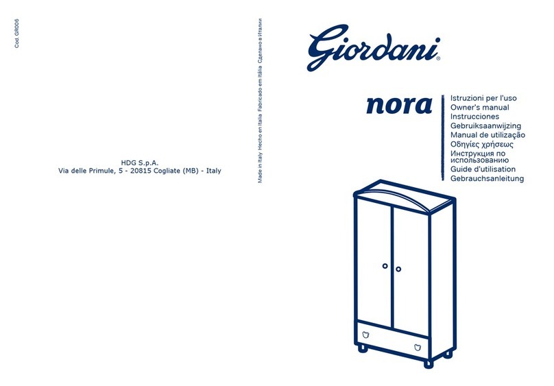 Giordani nora owner's manual