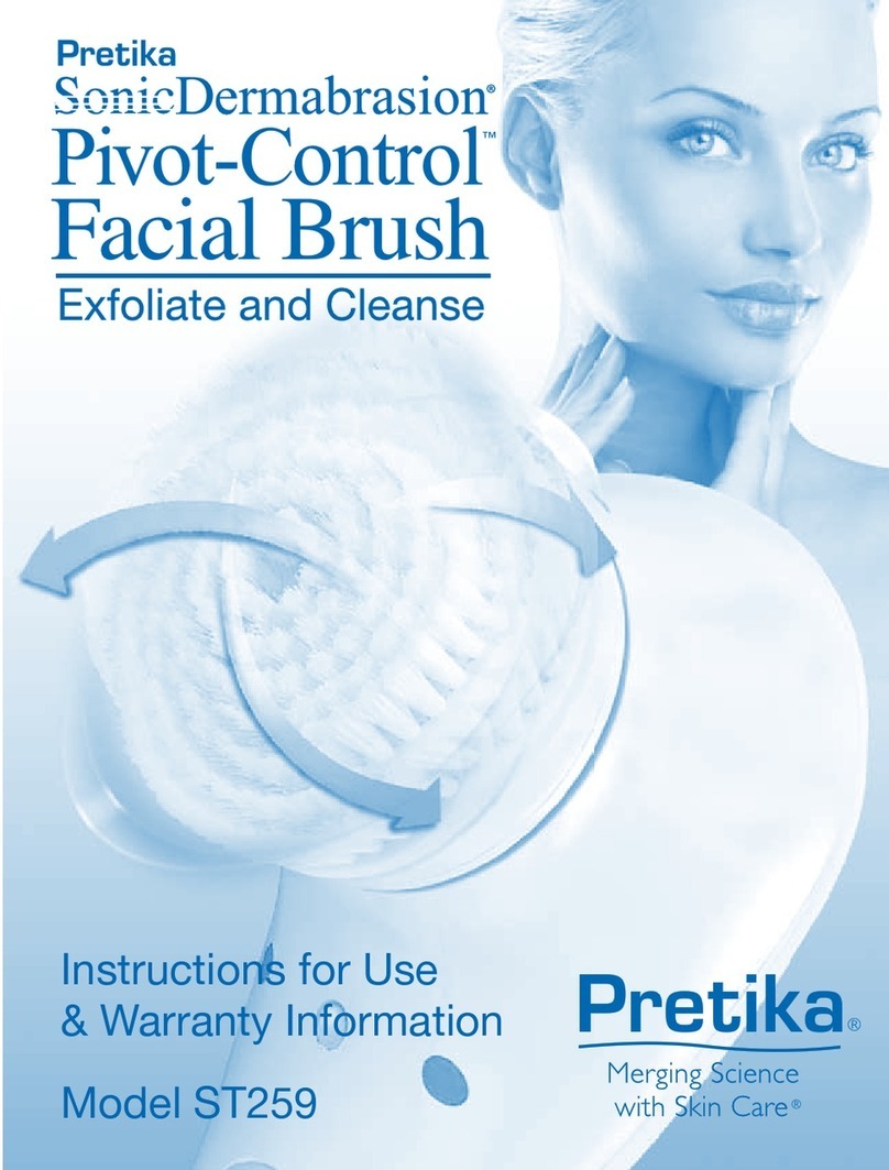 Pretika SonicDermabrasion Pivot-Control ST259 Instruction Manual Pretika SonicDermabrasion Pivot-Control ST259 Instruction Manual