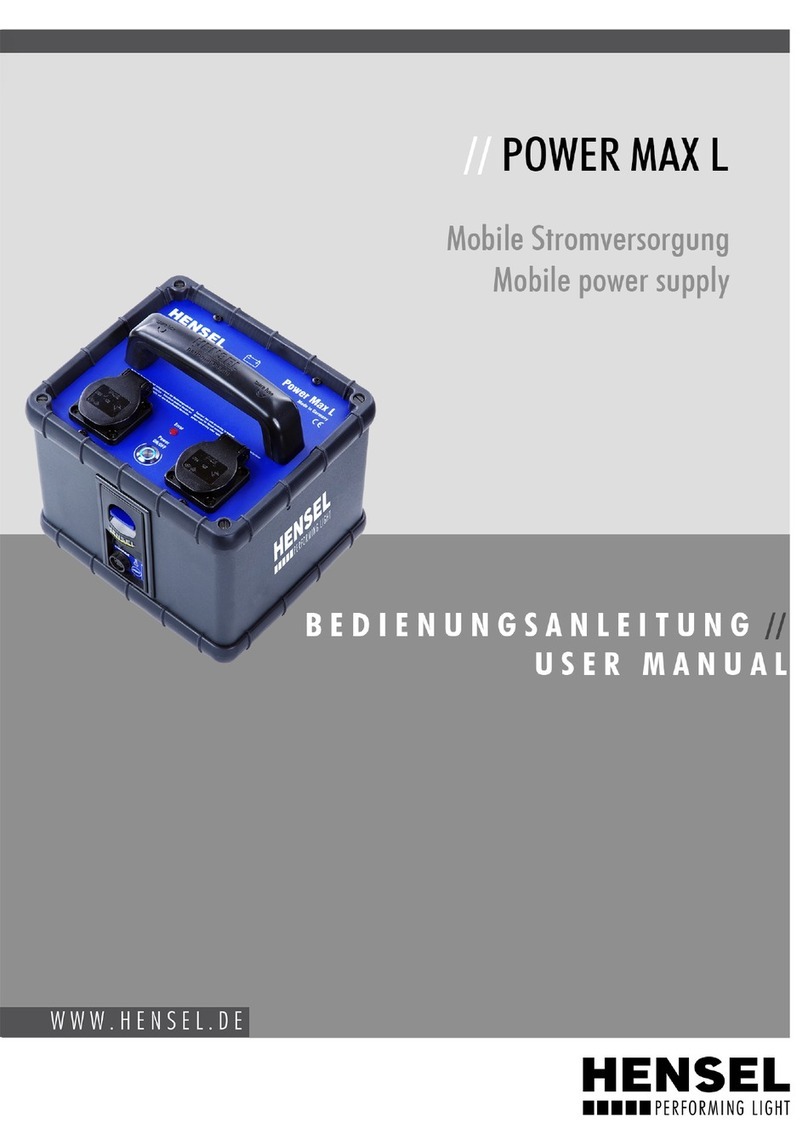 Hensel POWER MAX L user manual