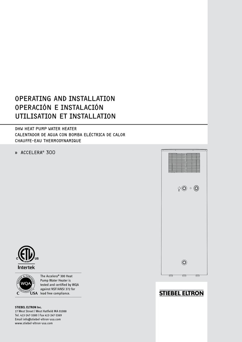 STIEBEL ELTRON Accelera 300 Operating and installation