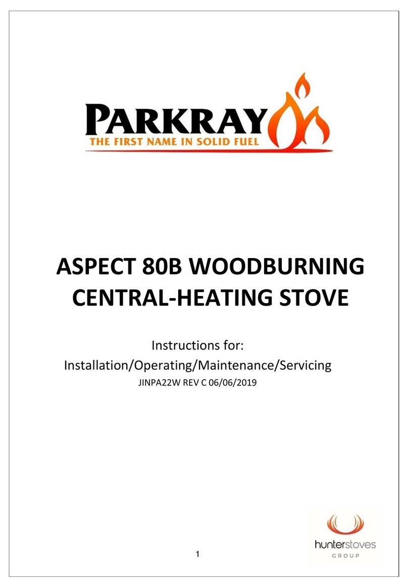 Hunterstoves Group Parkray ASPECT 80B User manual