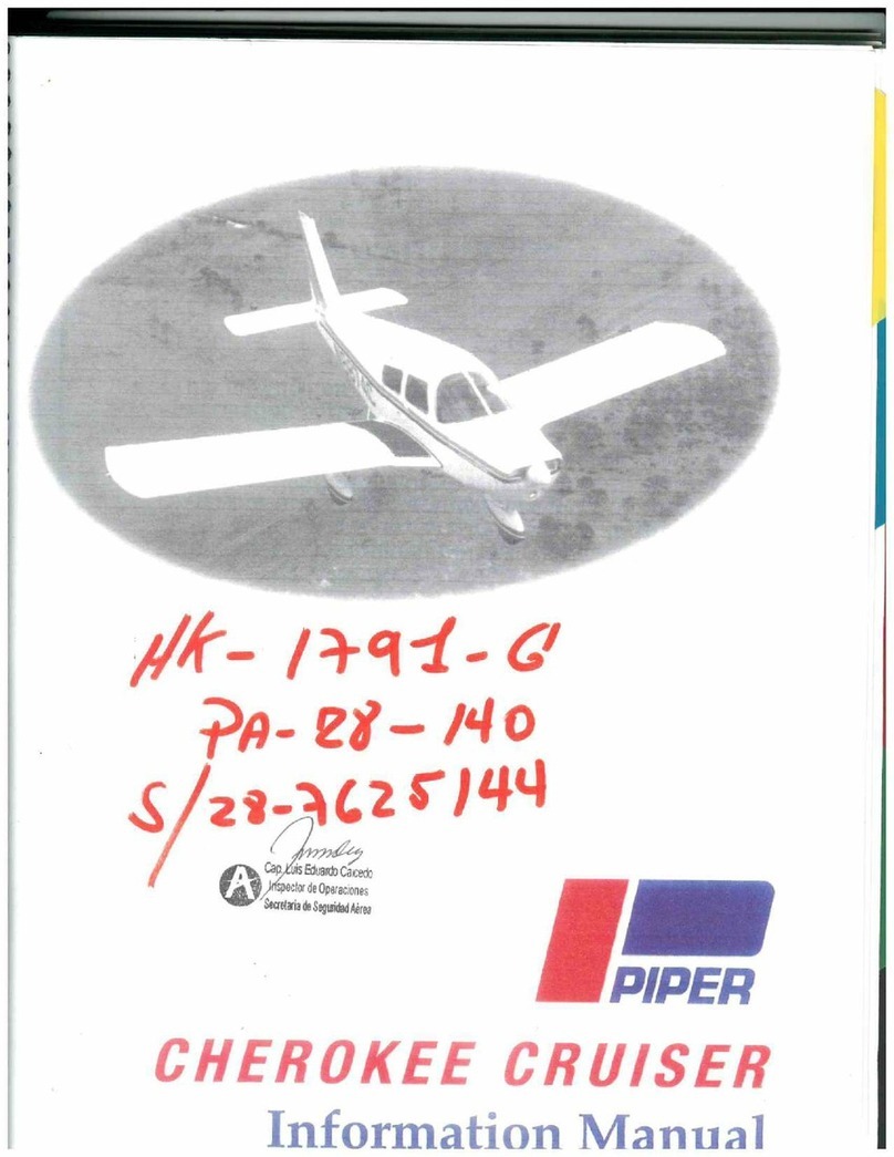 Piper CHEROKEE CRUISER PA-28-140 Quick setup guide