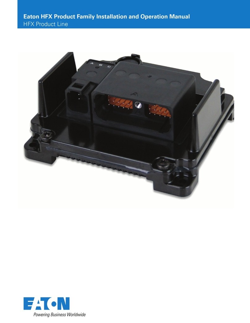 Eaton HFX Series Installation and operation manual