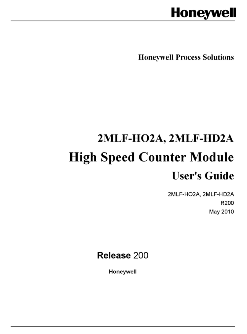Honeywell 2MLF-HO2A User manual