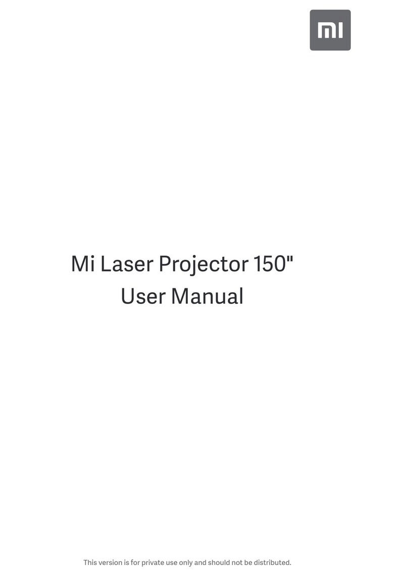 We Fengmi Technology Mi Laser Projector 150" user manual