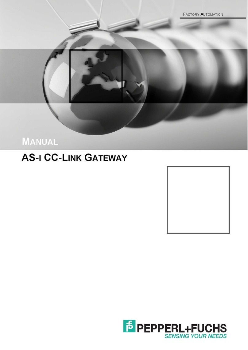 Pepperl+Fuchs AS-i CC-Link Gateway manual