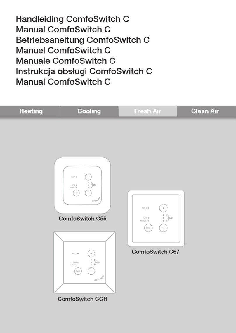 Zehnder Rittling ComfoSwitch C Series manual
