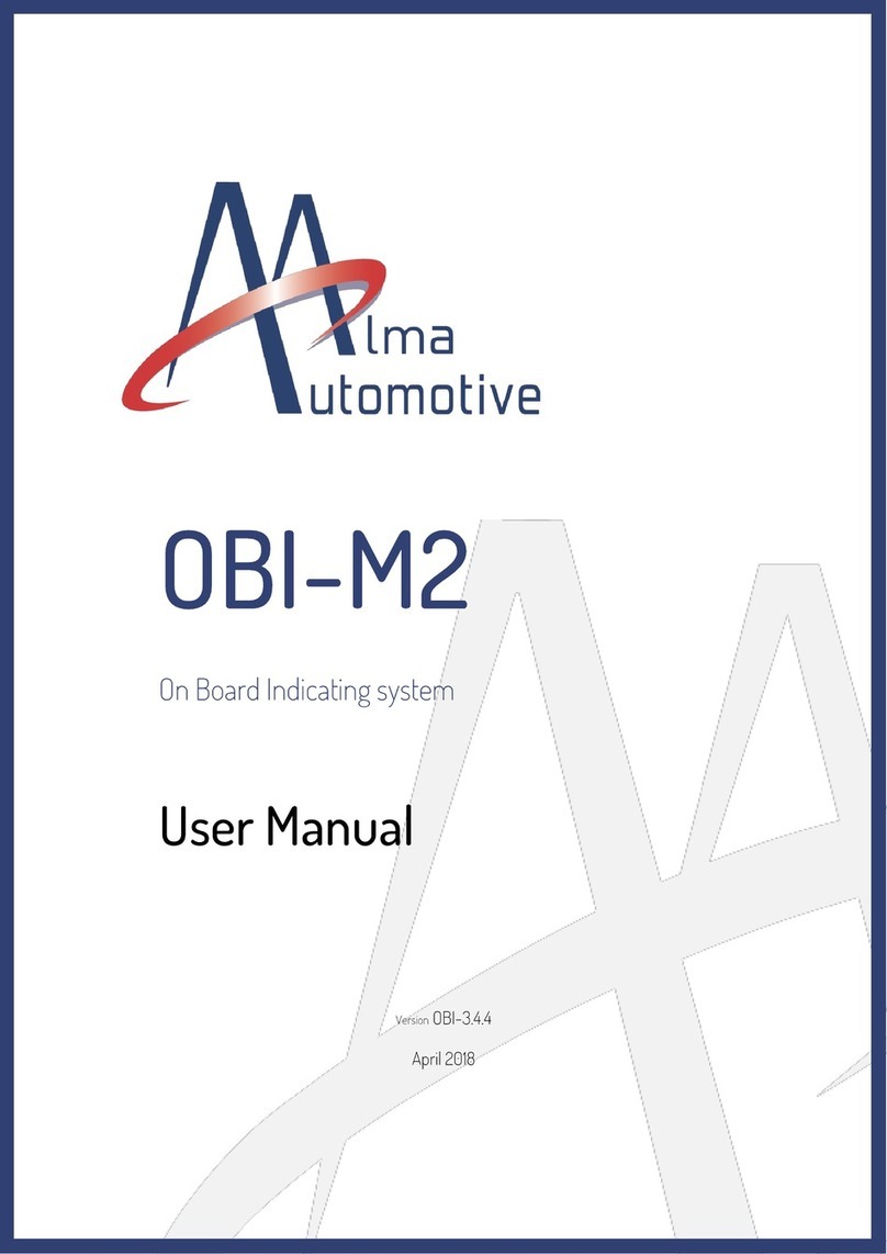 Alma Automotive OBI-M2 user manual