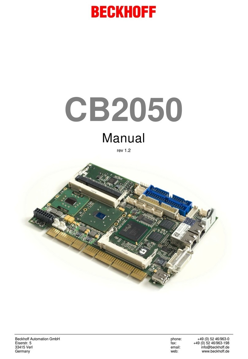 Beckhoff CB2050 User manual