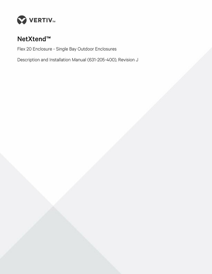 Vertiv NetXtend Flex 20 Operating and installation instructions