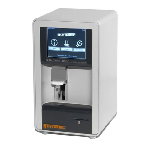 Gonotec OSMOMAT 3000 user guide