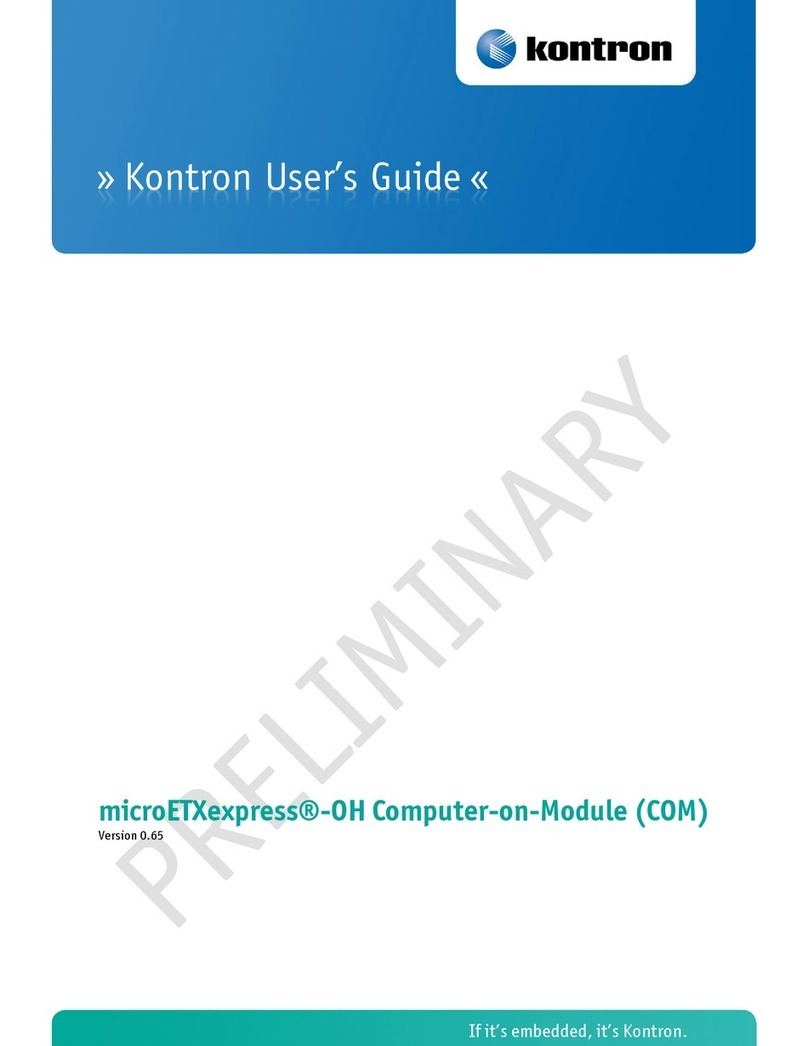 Kontron microETXexpress-OH User manual