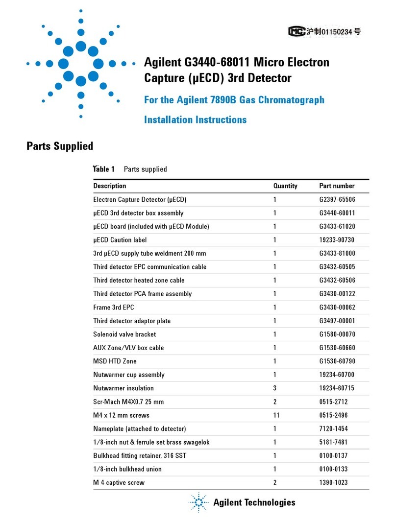 Agilent Technologies G3440-68011 User manual