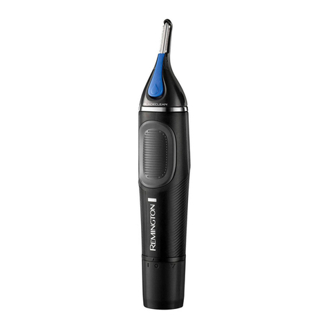 Remington Nano NE3850 quick start guide
