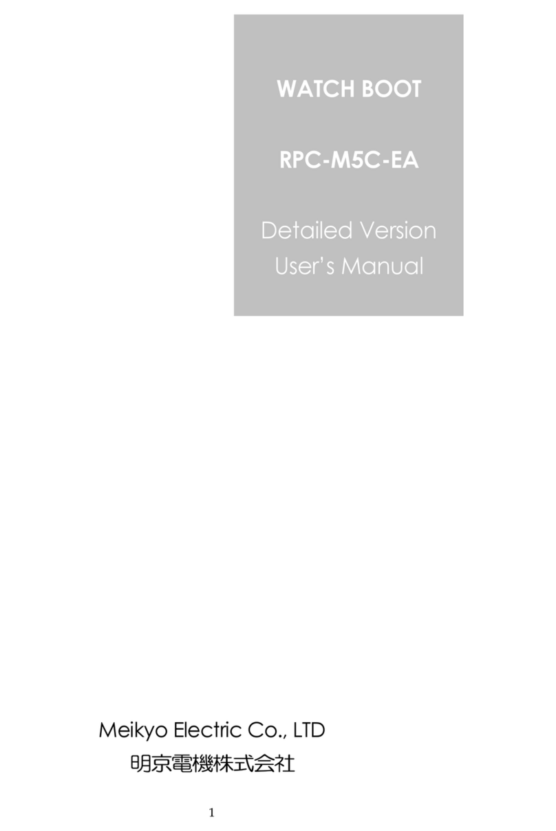 Meikyo Watchboot RPC-M5C-EA User manual