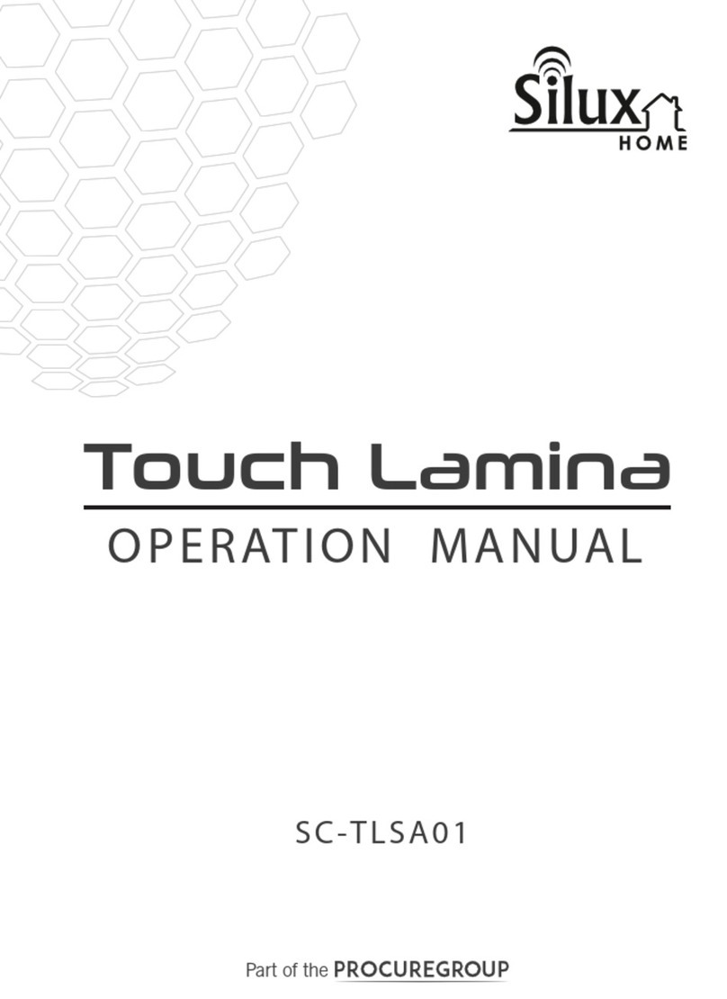 Silux Home Touch Lamina SC-TLSA01 User manual