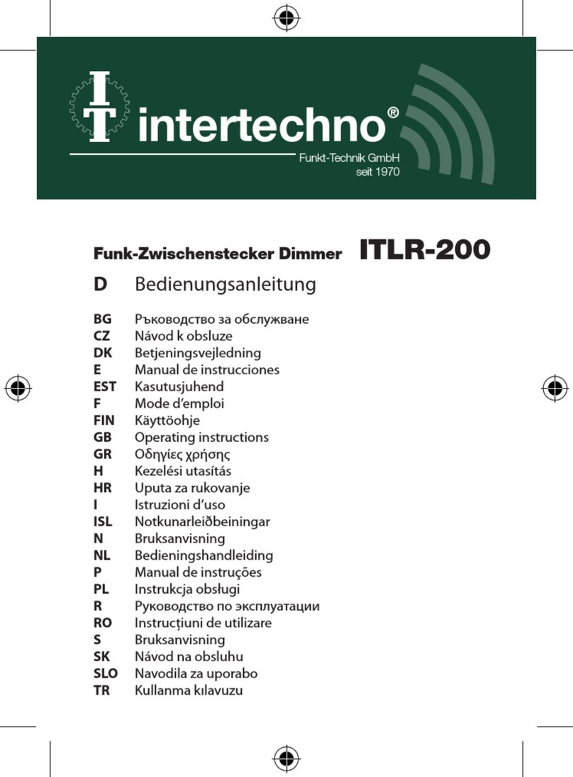INTERTECHNO ITLR-200 operating instructions