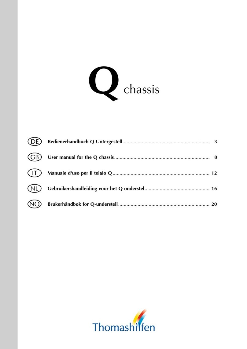 Thomashilfen tRide Q chassis User manual