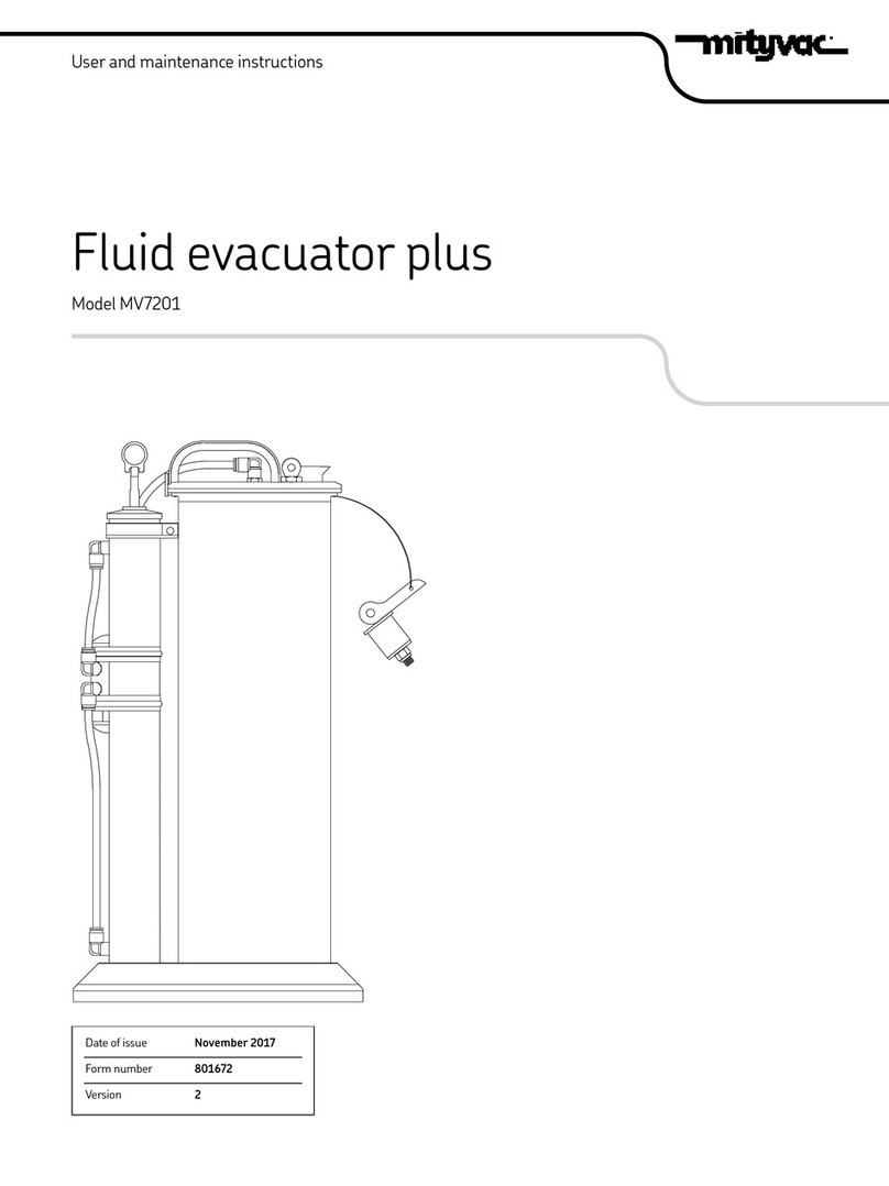 SKF MityVac MV7201 User and maintenance instructions