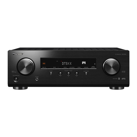 Pioneer VSX-834 User manual