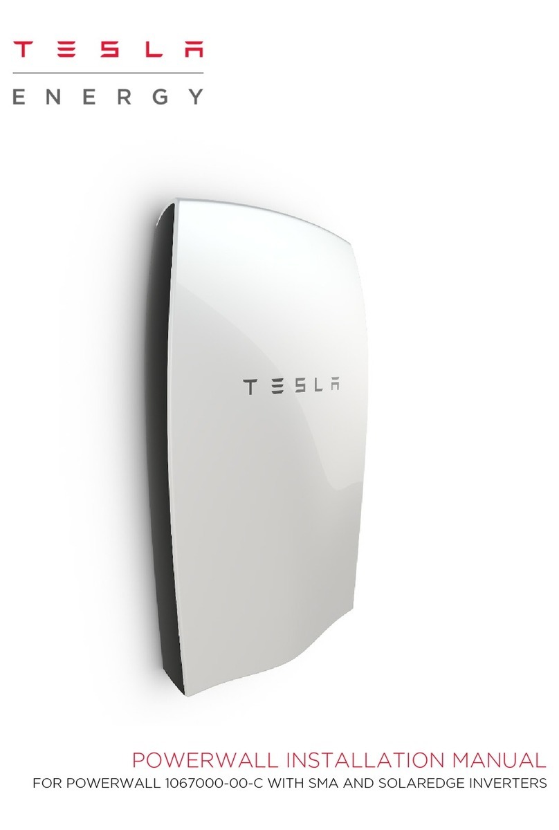 Tesla Powerwall installation manual