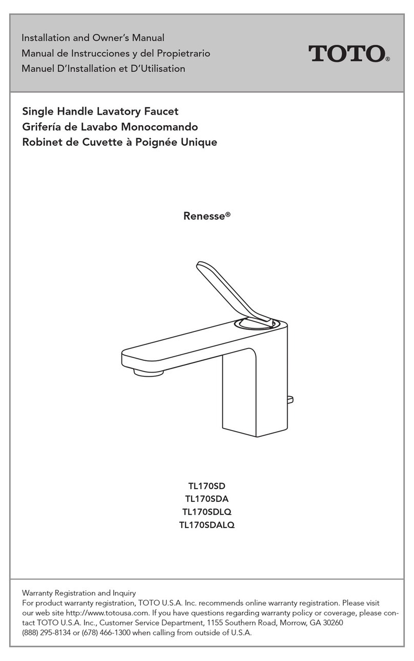 Toto RENESSE TL170SD User manual