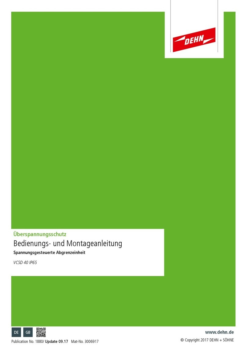 dehn VCSD 40 IP65 Technical manual