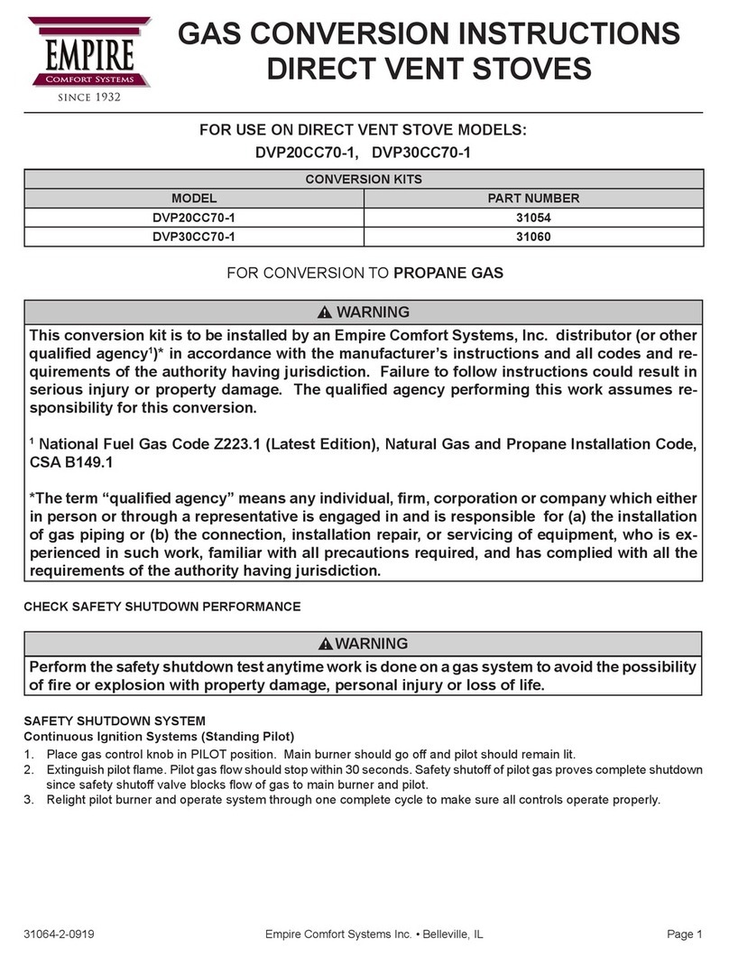 Empire Comfort Systems DVP20CC70-1 instructions Empire Comfort Systems DVP20CC70-1 instructions