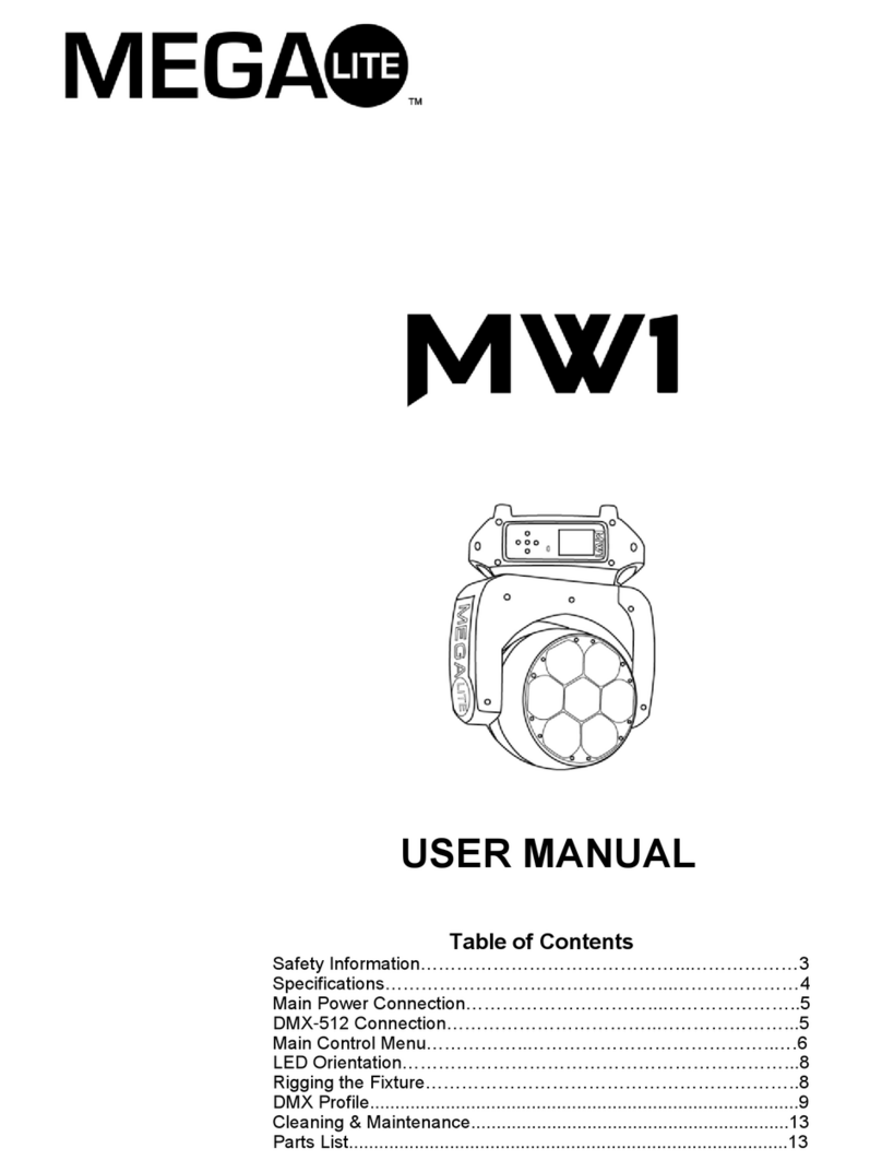 MegaLite MW1 User manual