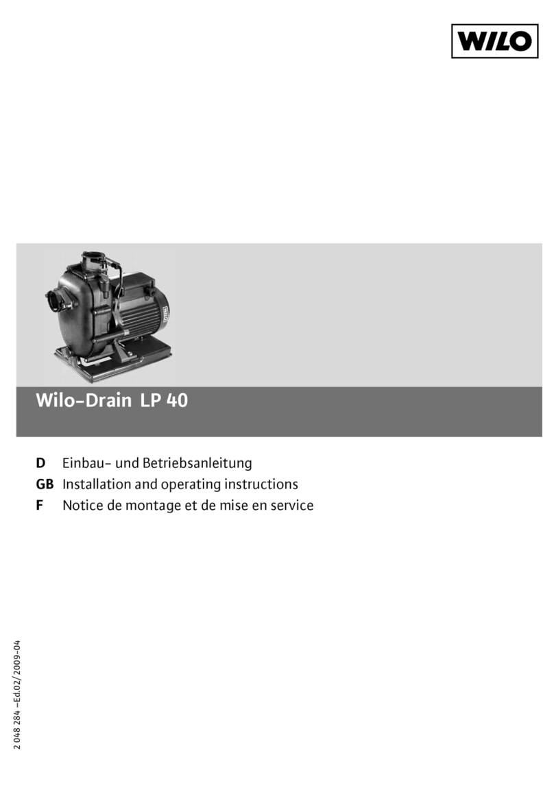 Wilo Drain LP 40 User manual