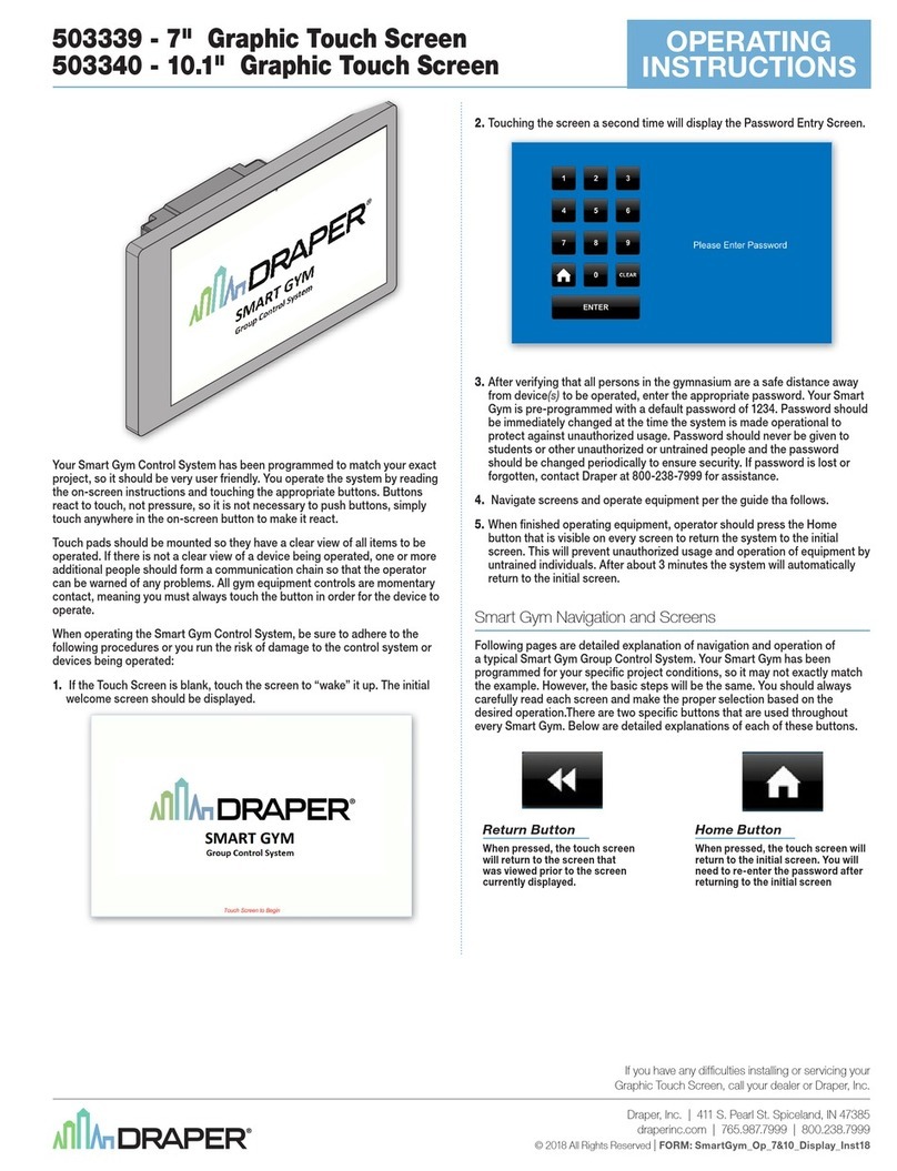 Draper Smart Gym 503339 operating instructions
