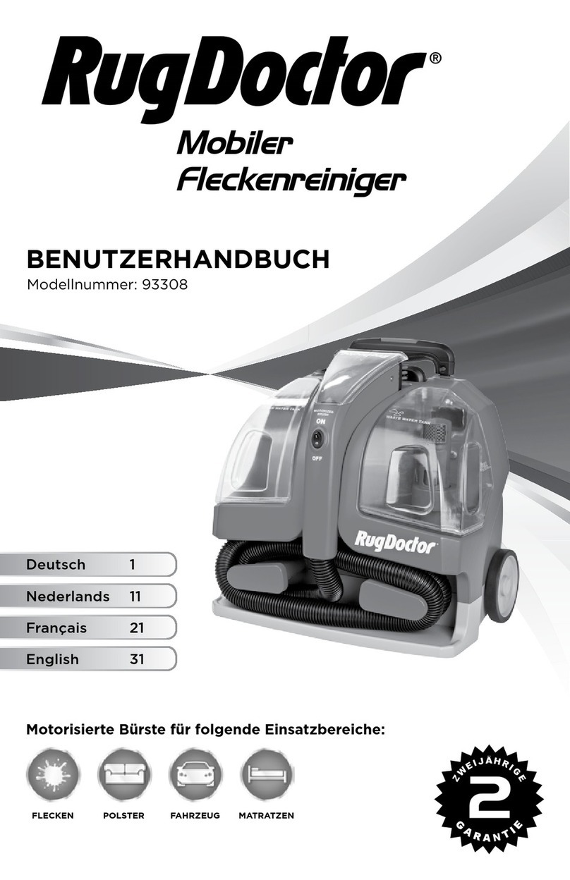 RugDoctor 93306 User manual