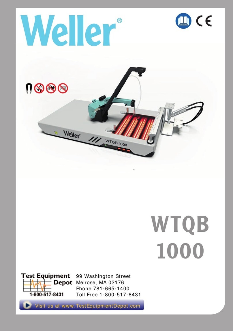 Weller WTQB 1000 User manual