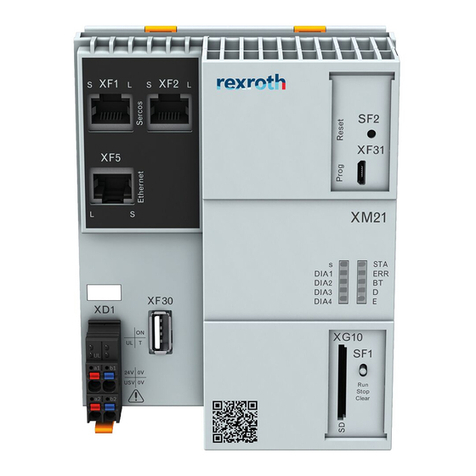 Bosch Rexroth IndraControl XM21 operating instructions