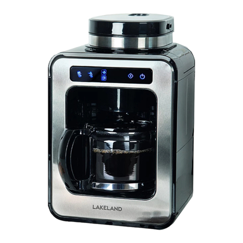Lakeland Touchscreen Bean to Cup User manual