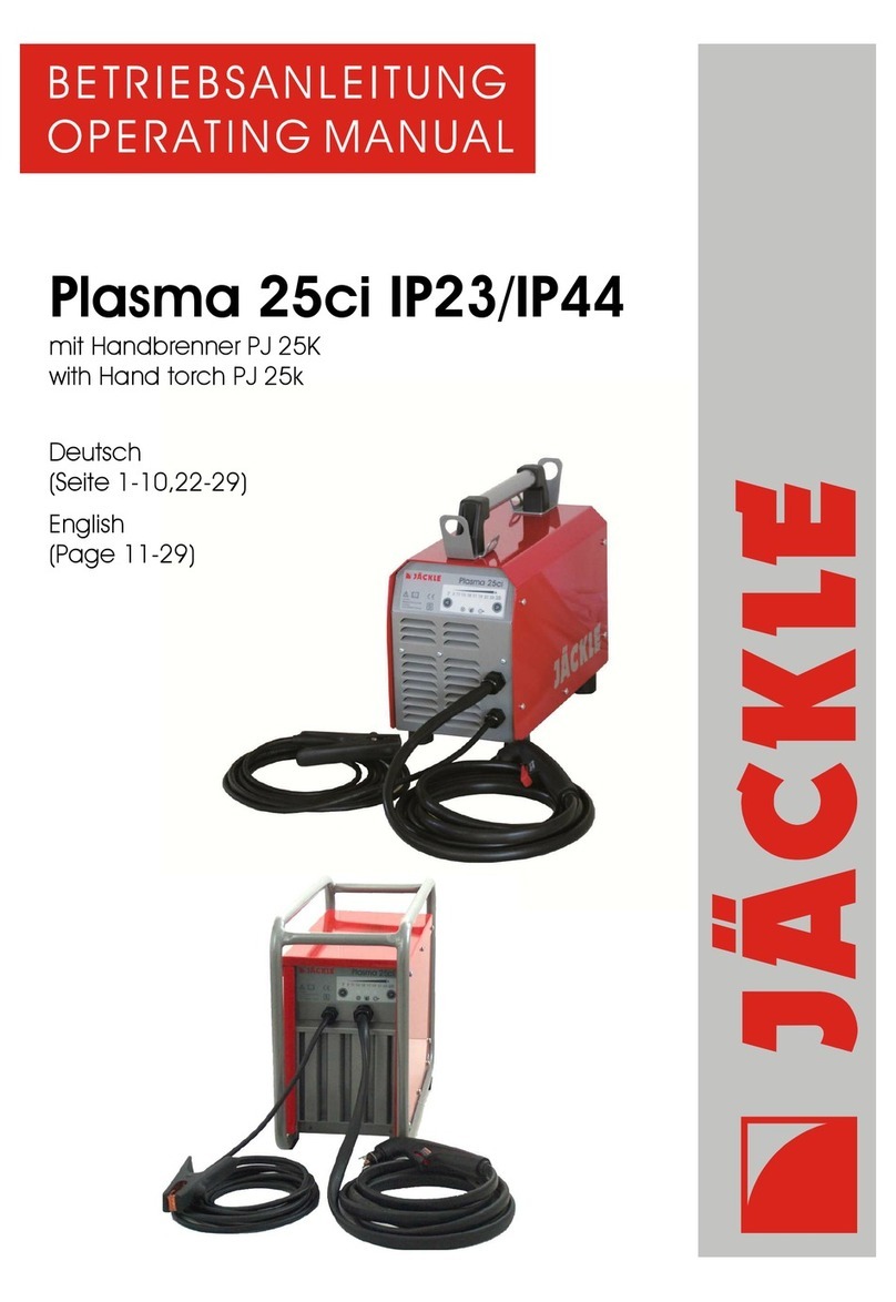 Jackle Plasma 25ci IP23 User manual