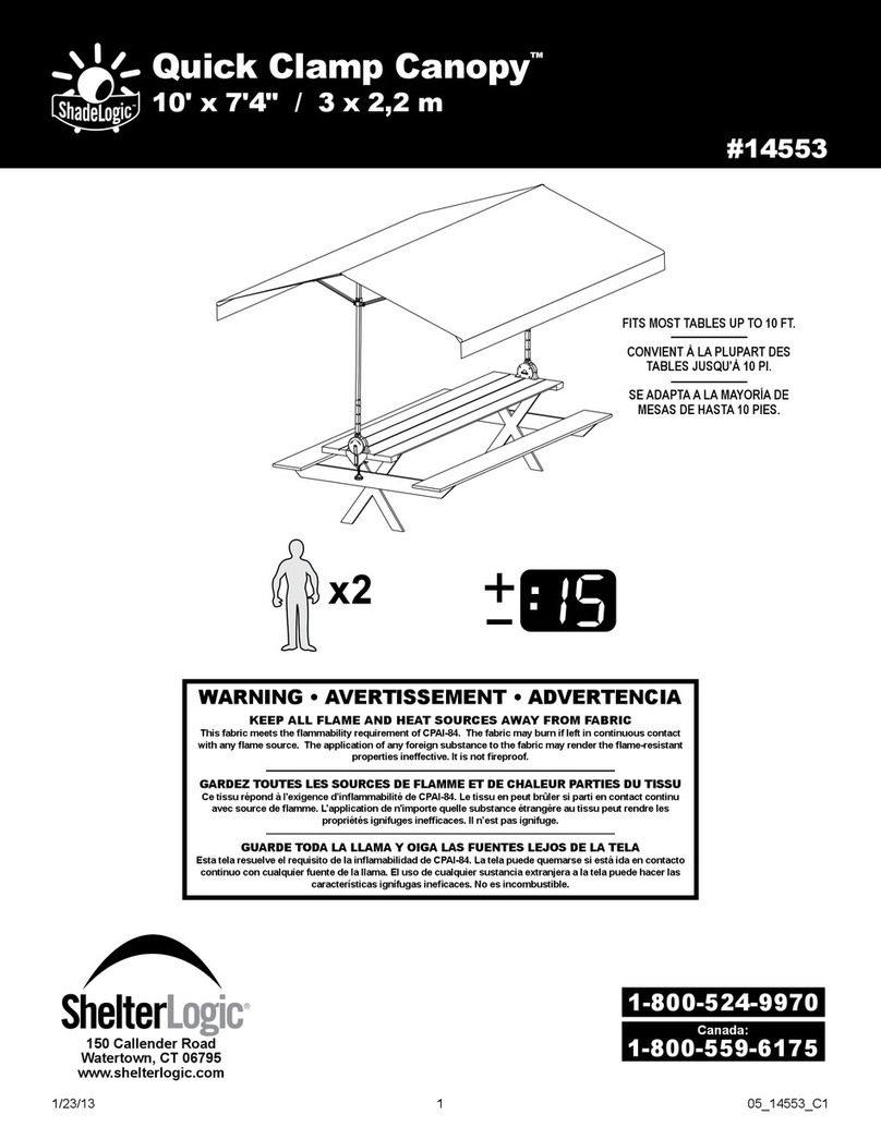 ShelterLogic 14553 instructions