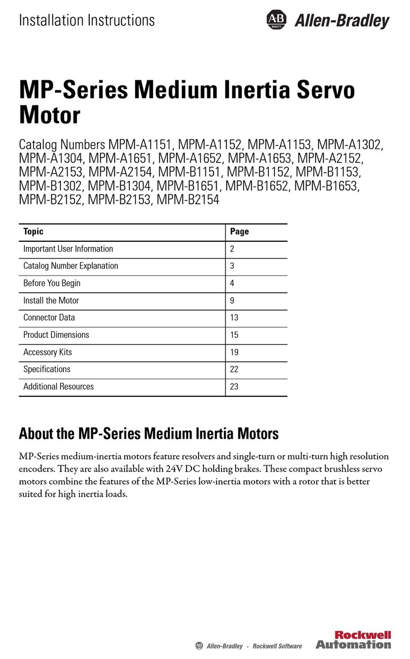 Rockwell Automation Allen-Bradley MP-Series User manual