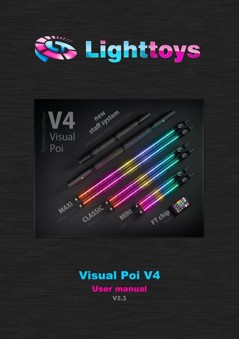 Lighttoys Visual Poi V4 User manual