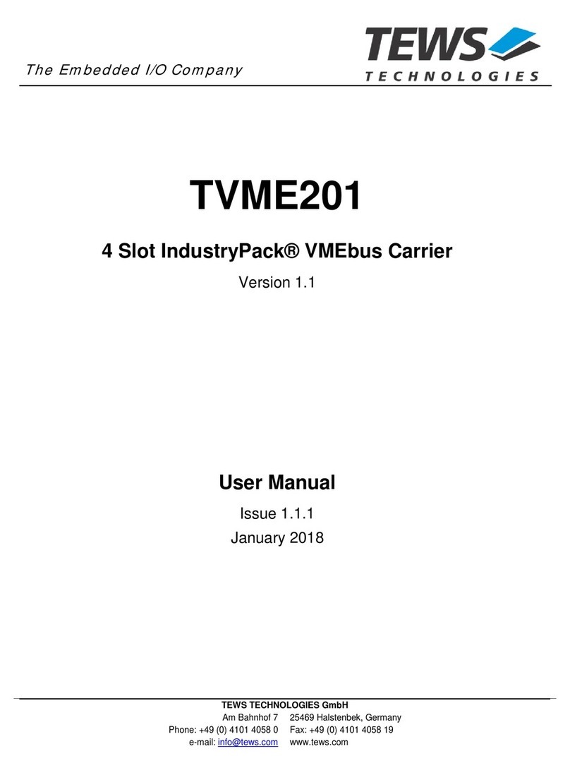Tews Technologies TVME201 User manual