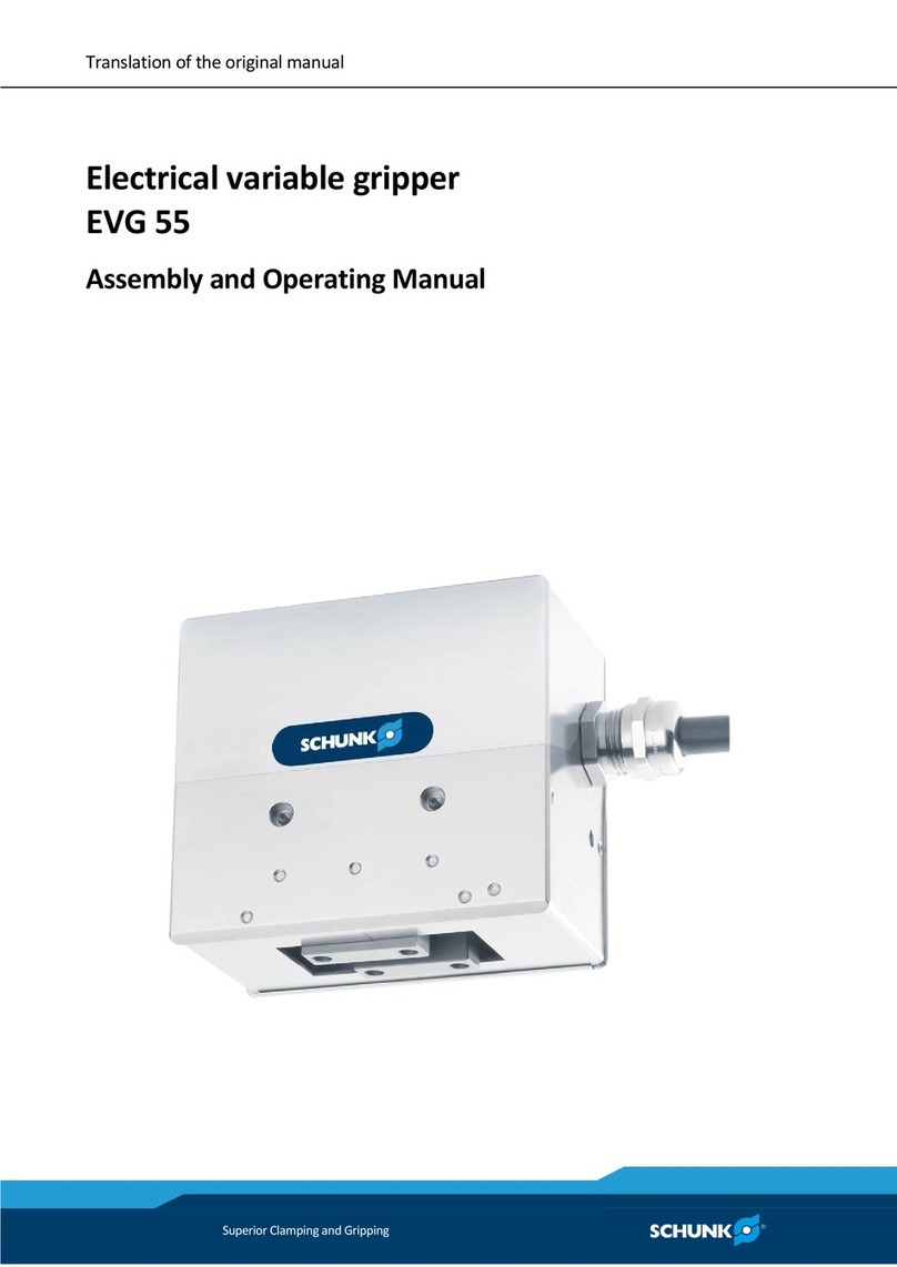 SCHUNK EVG 55 Assembly and operating manual