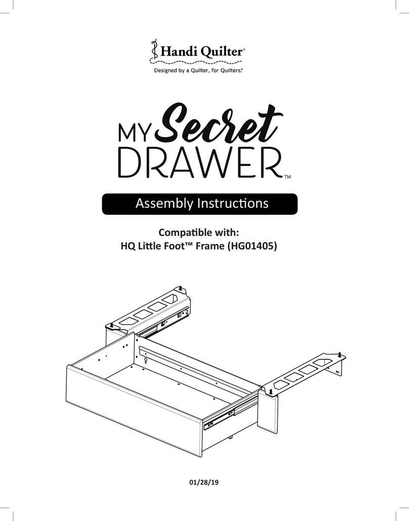 handi quilter MY SECRET DRAWER User manual